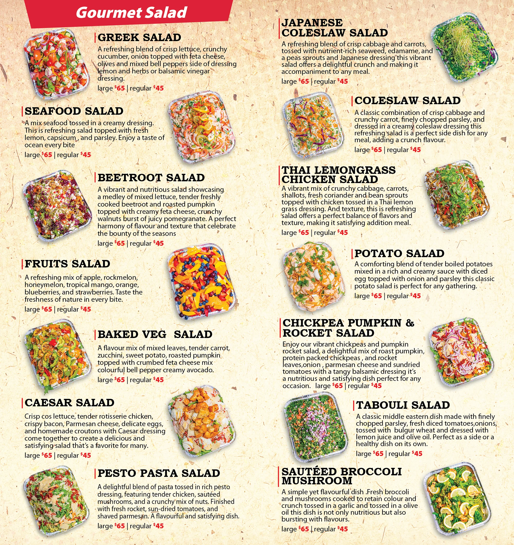 Phat Chicken Catering Menu 2025